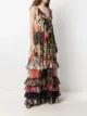 Dolce & Gabbana patchwork ruffled dress