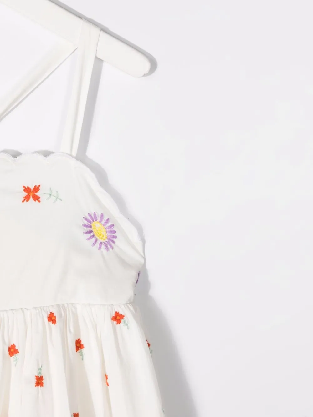 фото Stella mccartney kids платье с цветочной вышивкой