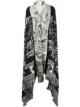 Image 1 of Alanui intarsia-pattern knitted cape