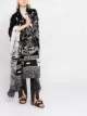Image 2 of Alanui intarsia-pattern knitted cape