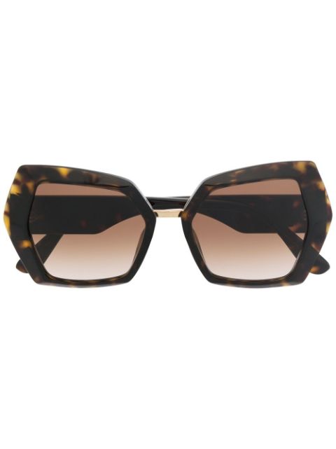 Dolce & Gabbana Eyewear tortoiseshell-effect tinted sunglasses