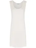 Amir Slama sleeveless T-shirt dress - White