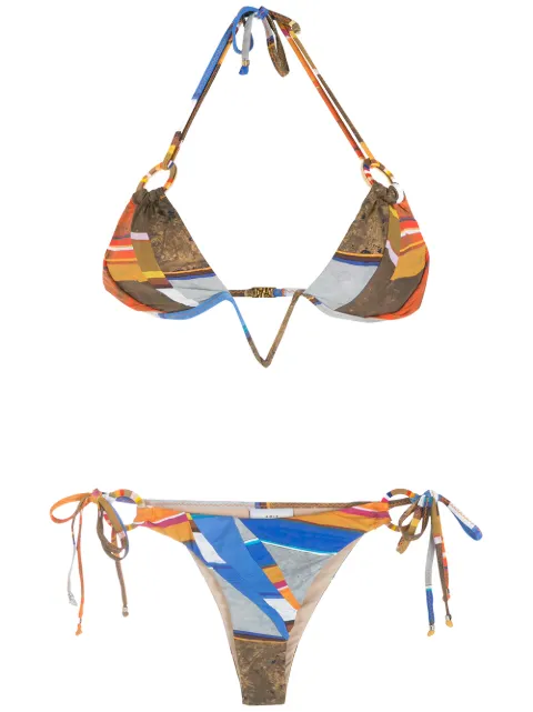 Amir Slama print Eco bikini set