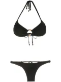 Amir Slama ring-detail bikini set - Black