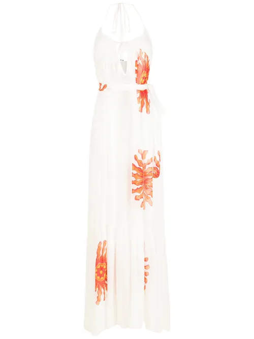 Robe longue en soie - Amir Slama - Modalova