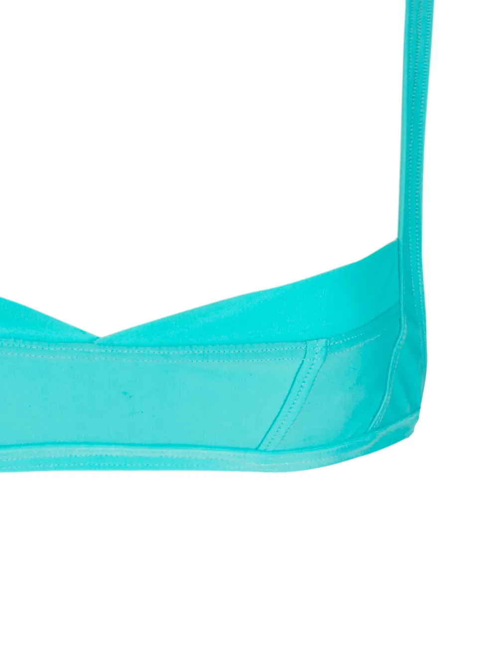 Shop Amir Slama Cut-out Details Bikini Set In Blue