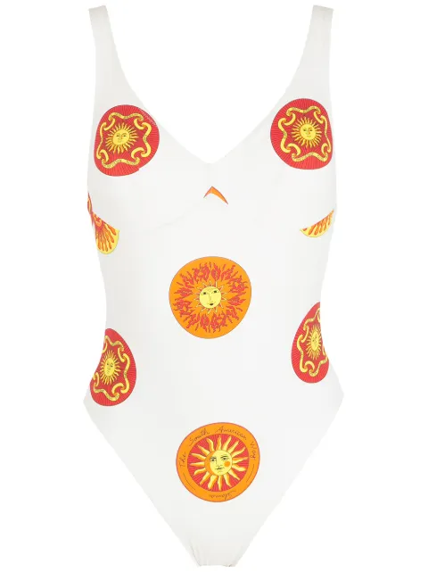 Amir Slama print Sol swimsuit