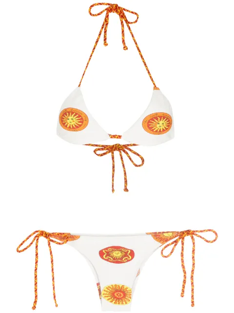 Amir Slama bikini à imprimé Sol