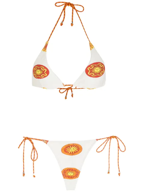 Amir Slama print Sol bikini set