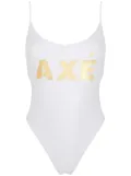 Amir Slama high-leg swimsuit - White