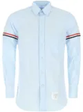 Thom Browne RWB-stripe long-sleeve shirt - Blue