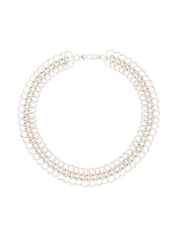 christian dior link necklace