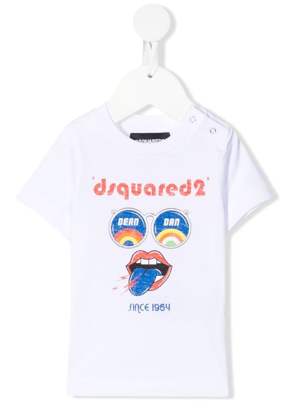 фото Dsquared2 kids футболка с графичным принтом