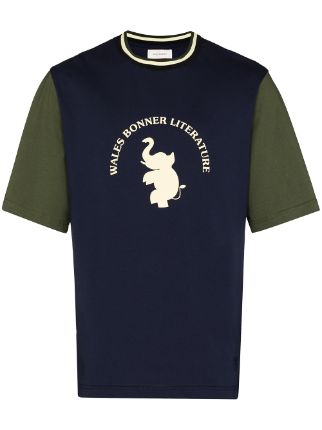 Wales Bonner College graphic-print T-shirt - Farfetch