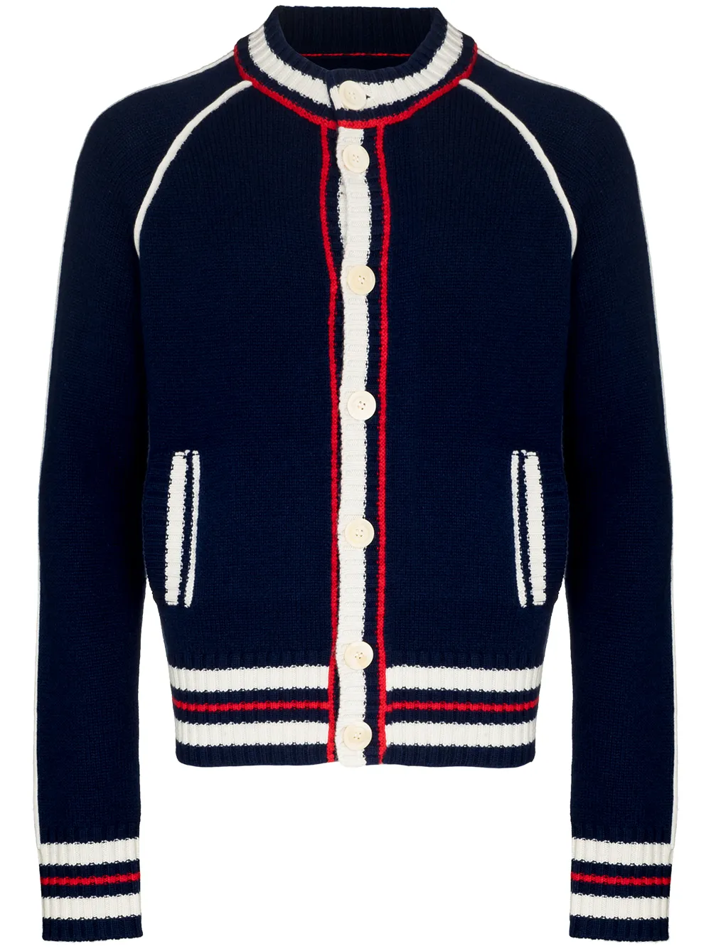 Wales Bonner WB CSHMR ARTIST CARDI BLU