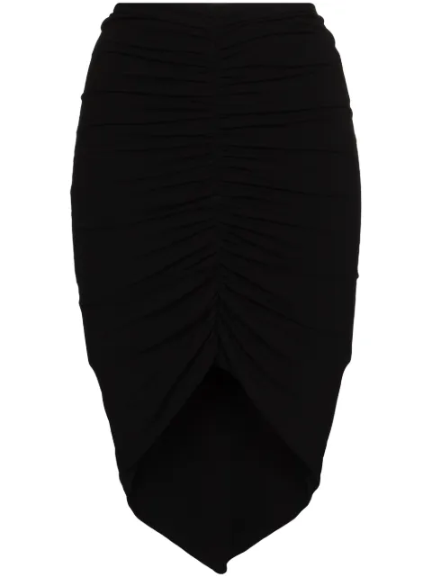 Alexandre Vauthier VAUTH SKRT MINI HW GTHRD FRNT W ASYMM HM