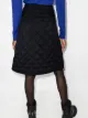Moncler quilted A-line skirt