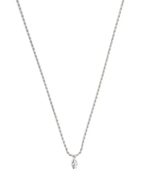 Emanuele Bicocchi diamond eye skull pendant necklace