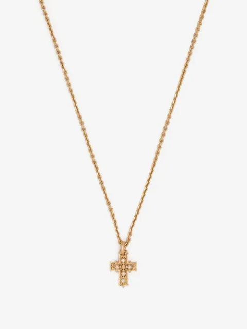 Emanuele Bicocchi diamond cross pendant necklace