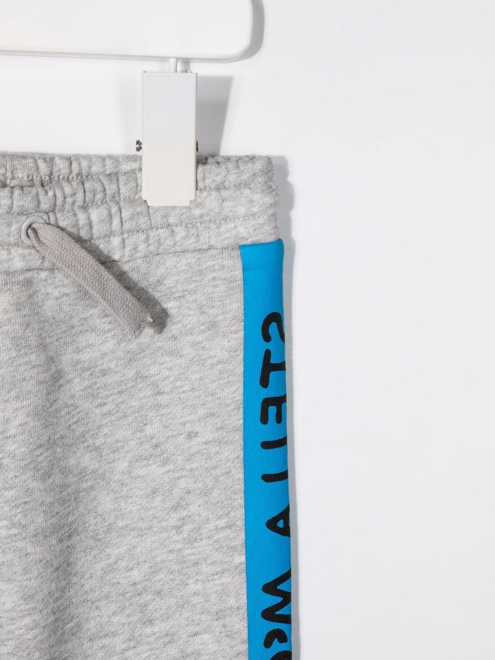 Shop Stella Mccartney Side-logo Track Pants In Grey
