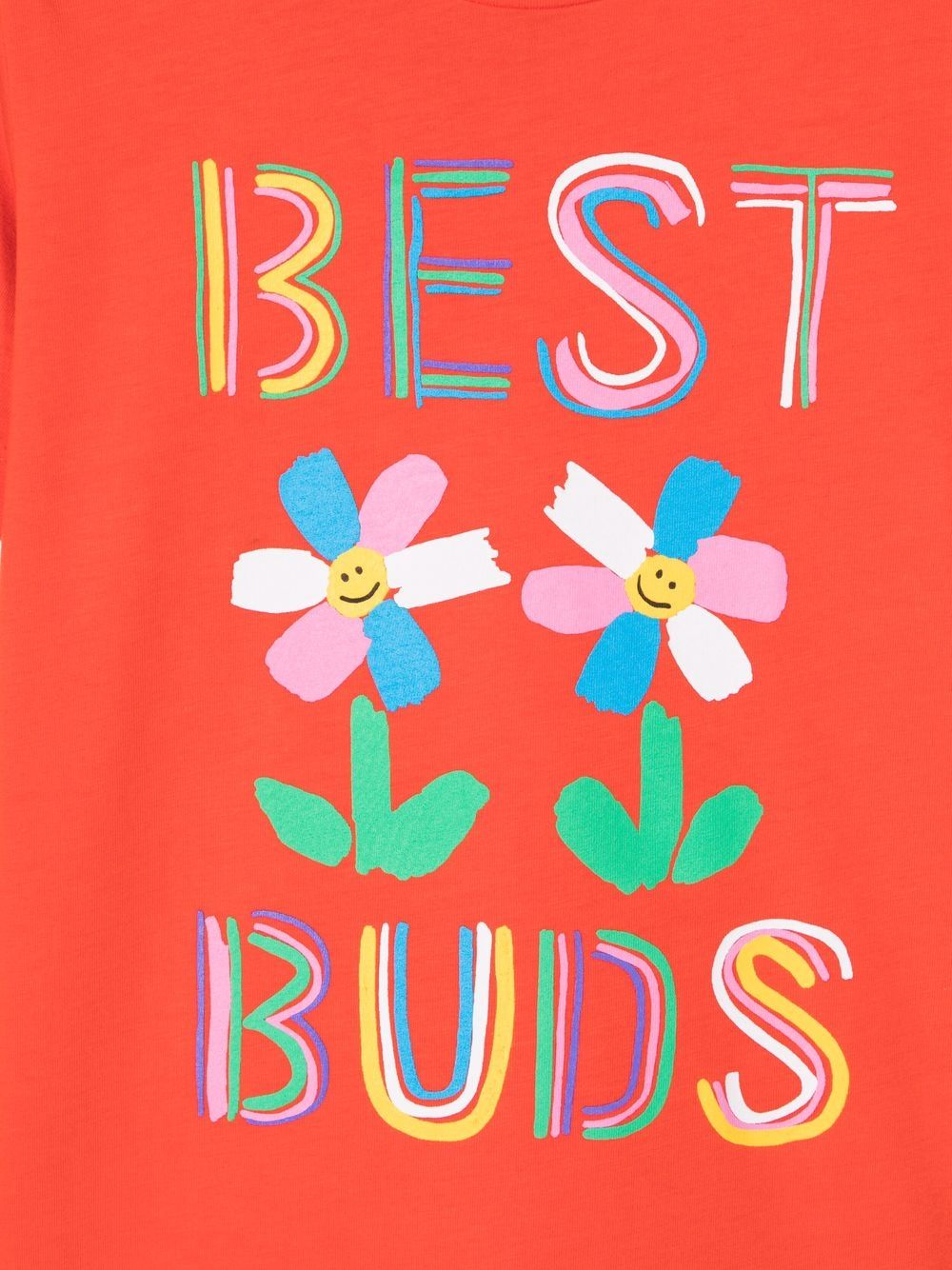 фото Stella mccartney kids футболка с принтом best buds flowers