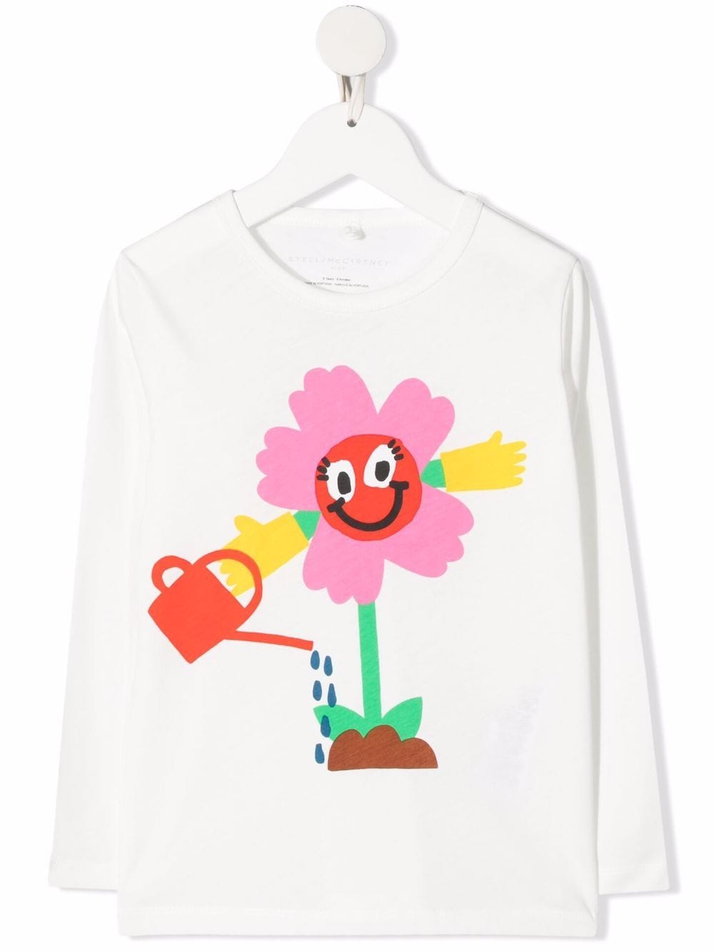 фото Stella mccartney kids футболка с принтом watering flower