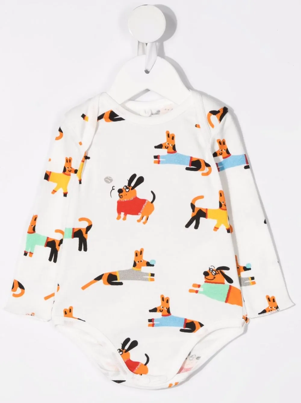 Stella McCartney Kids Romper set met hondenprint - Blauw