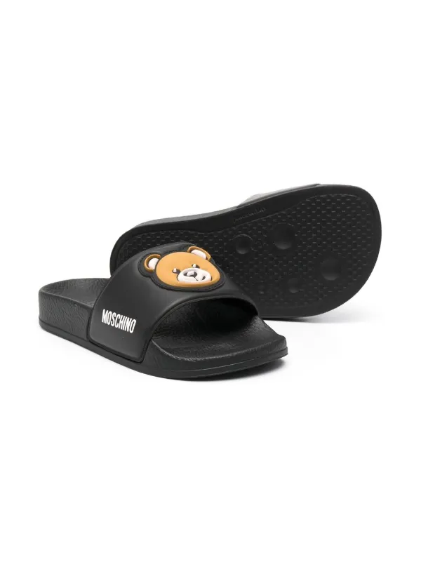 moschino bear sliders