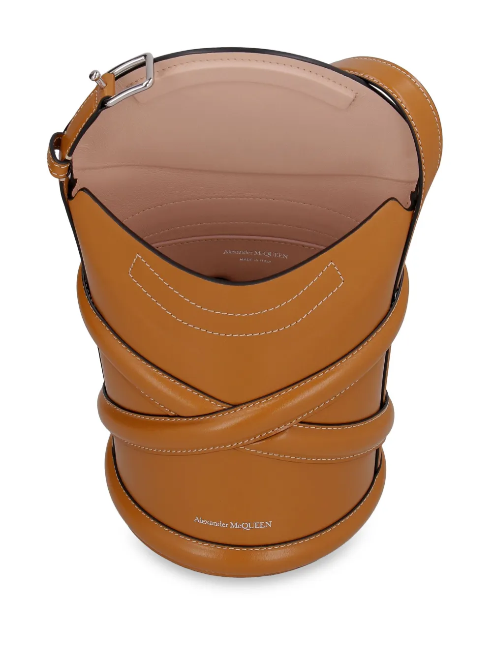  Alexander Mcqueen The Curve Beuteltasche   Braun 