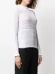 Patou ribbed-knit mock neck top