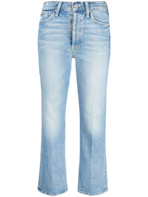 MOTHER blue The Tripper cropped jeans 