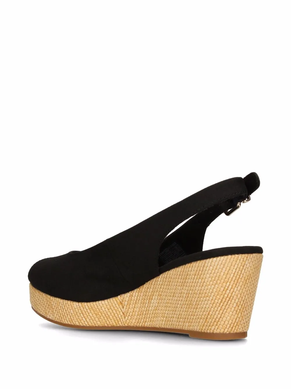 Tommy Hilfiger Elba slingback sandalen met sleehak Zwart