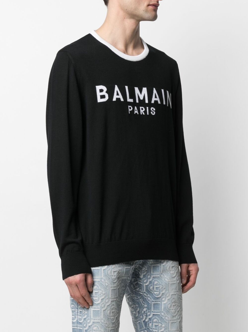 фото Balmain джемпер с логотипом