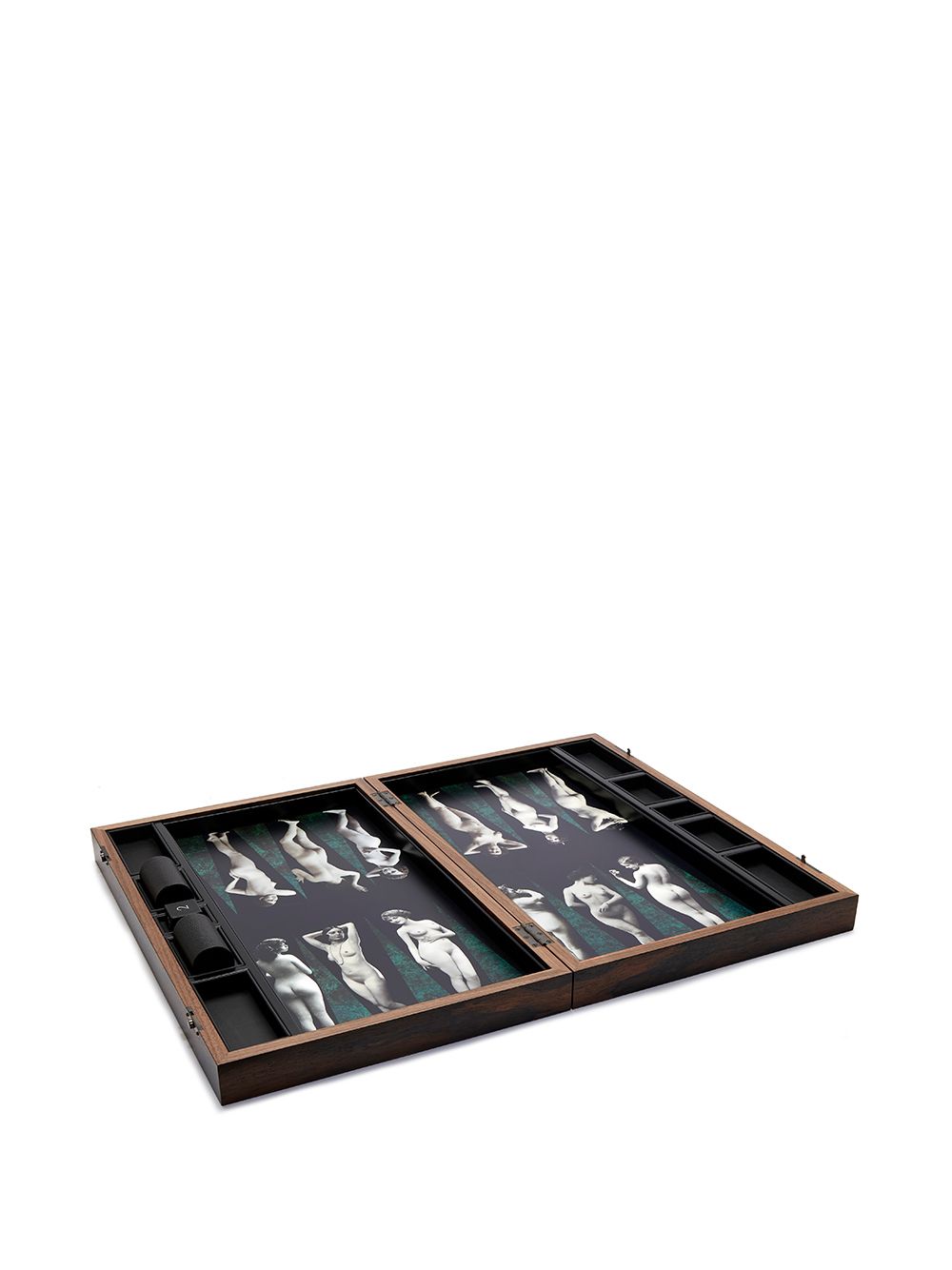 Shop Alexandra Llewellyn Nudes Tournament Size Backgammon Set In Brown