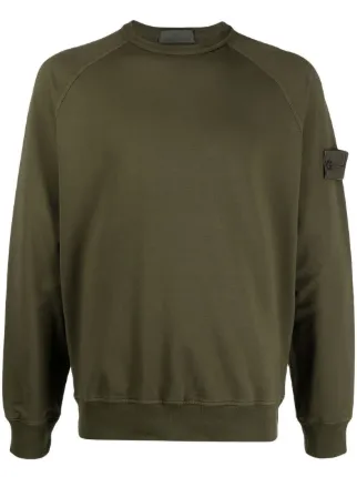 Stone Island Logo crew-neck Sweatshirt - Farfetch