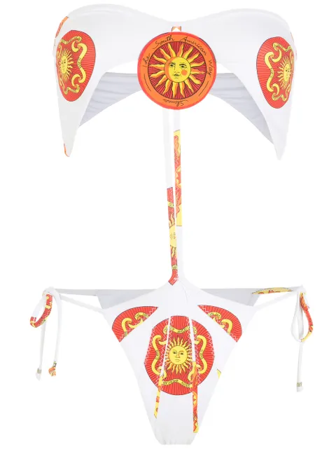 Amir Slama print Sol swimsuit