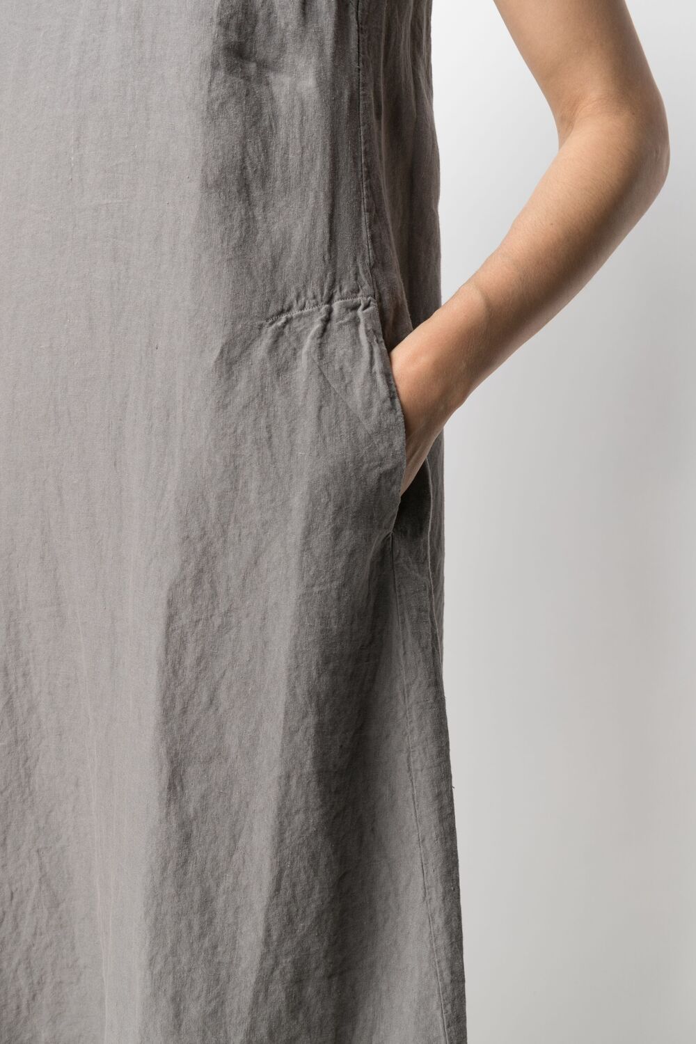 Shop Transit Flared Midi Dress In Grey