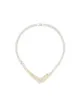 Image 1 of Christian Dior pre-owned embellished twist-detail necklace
