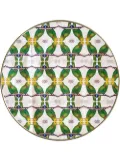 Les-Ottomans Patch NYC tray - White