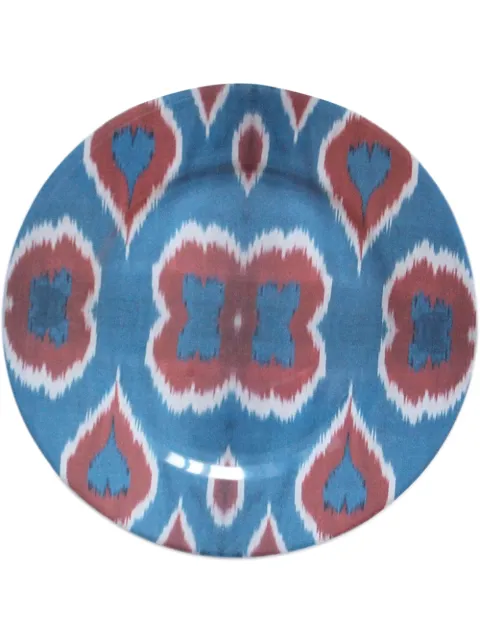 Les-Ottomans Ikat ceramic plate (19cm)