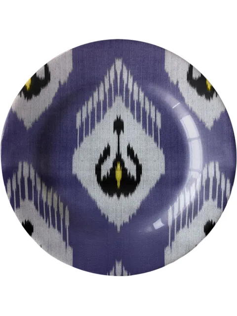 Les-Ottomans plato Ikat de 19cm