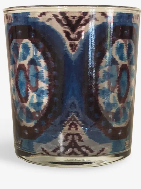 Les-Ottomans Ikat' set of four glasses