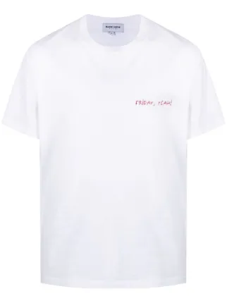 Maison Labiche Slogan Embroidered T Shirt Farfetch Maison Labiche Slogan Embroidered T Shirt Farfetch