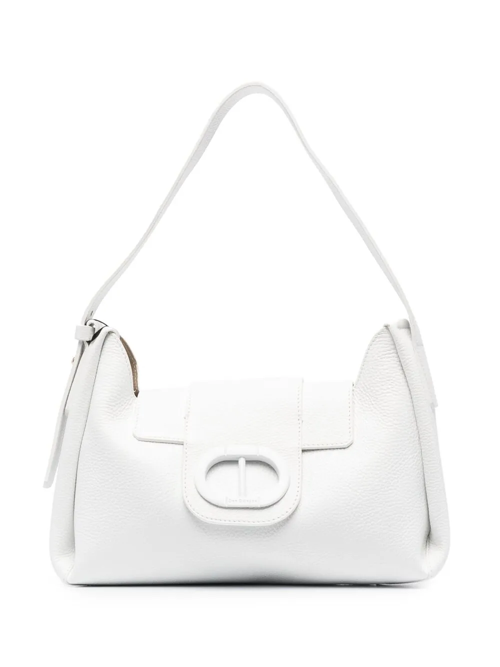 

Dee Ocleppo bolsa de hombro con placa del logo - Blanco