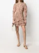 Image 2 of Ulla Johnson floral-print draped short dress