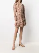 Ulla Johnson floral-print draped short dress