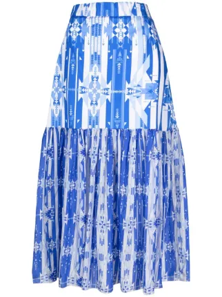 Jessie Western geometric-print Rara 