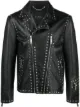 Image 1 of John Richmond World Tour studded leather biker jacket