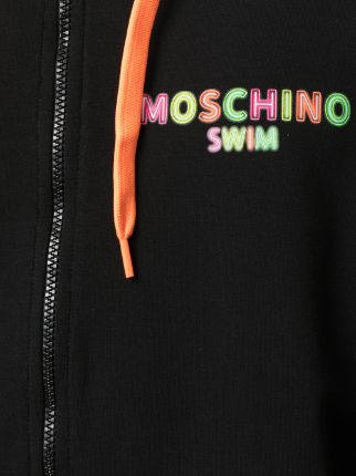 logo-embroidered hoodie展示图