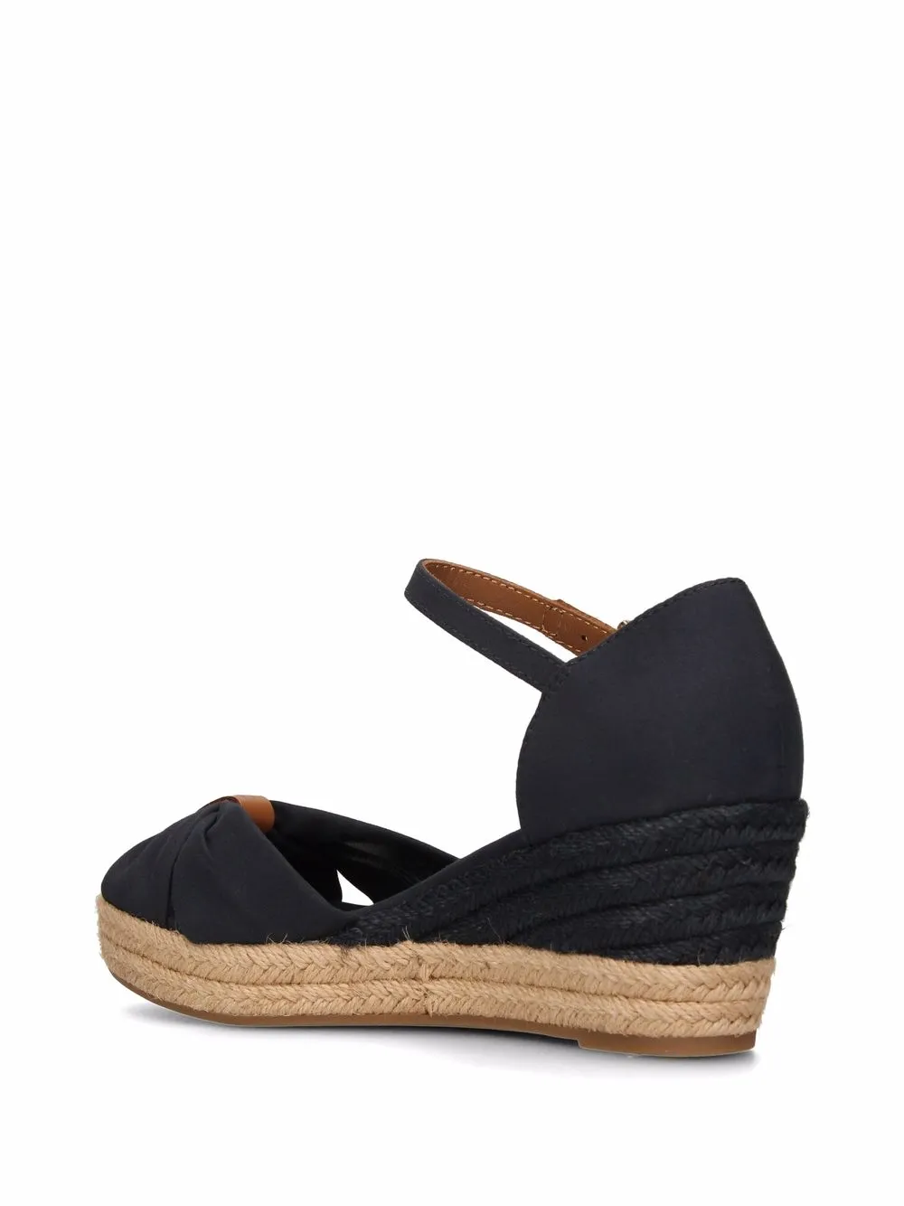 Tommy Hilfiger Opened-toe Mid-wedge Espadrilles In Blue